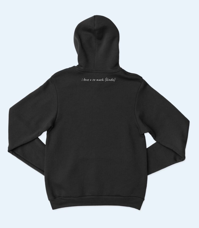 lazarski university hoodie love black 2